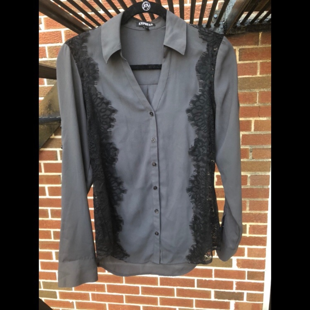 Express Lace Insert Button-up